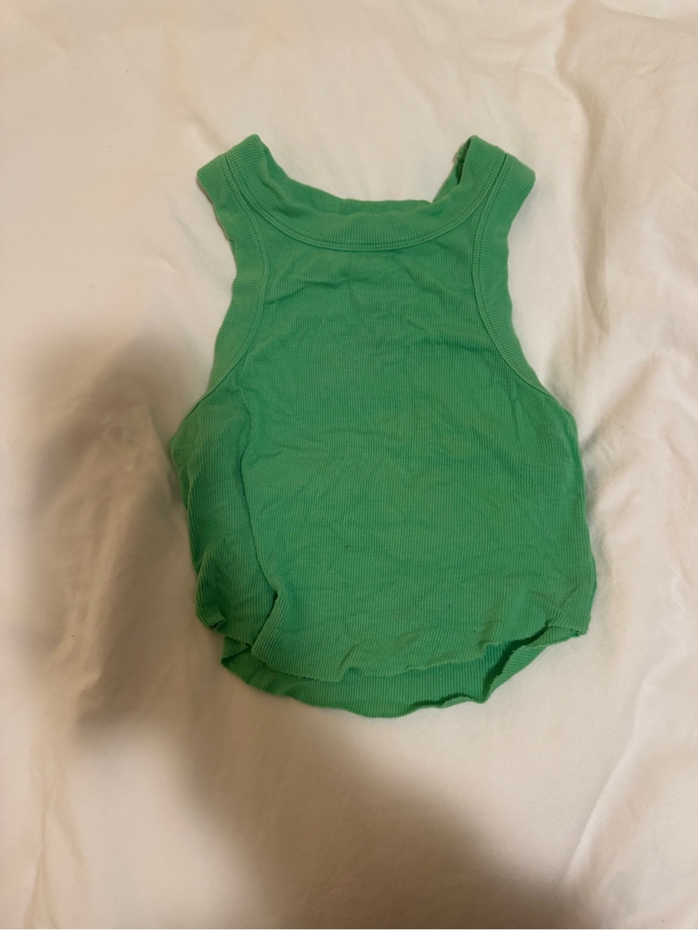 Cotton candy La green tank top size S